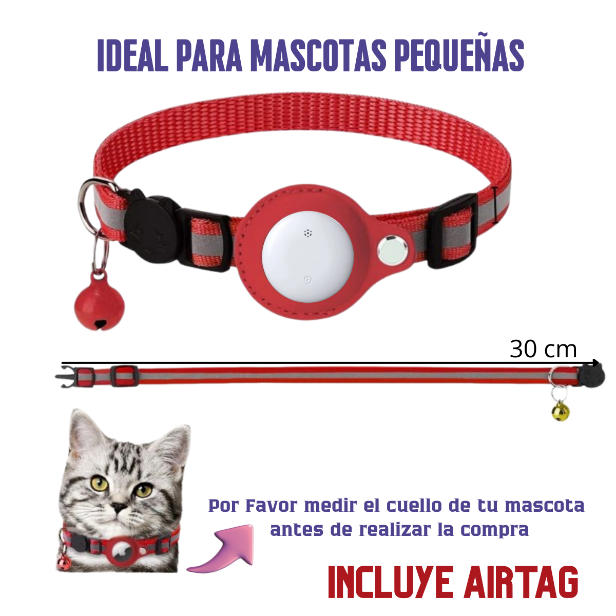 🐾 Collar con Rastreador GPS para Mascotas 🐾