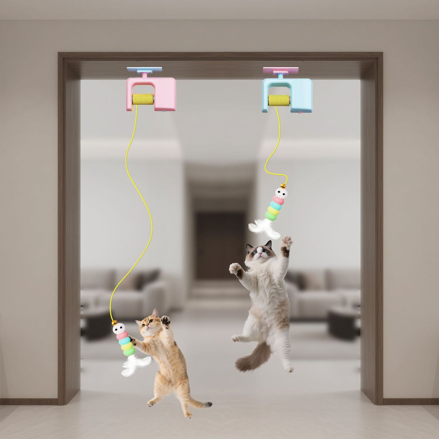 Juguete Yo-Yo Eléctrico Interactivo para Gatos