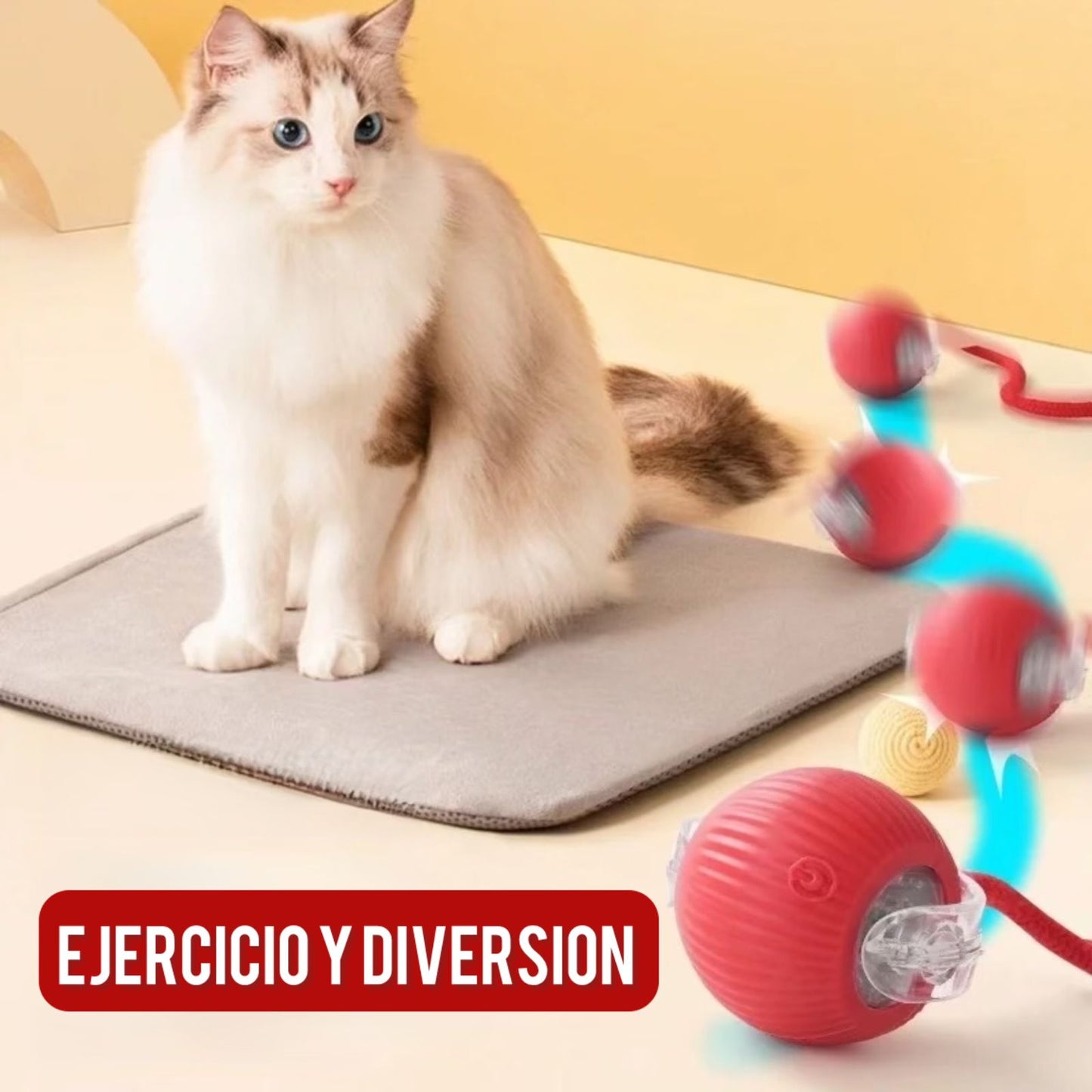 Pelota Inteligente Para Gatos: Salud y Diversión Garantizadas