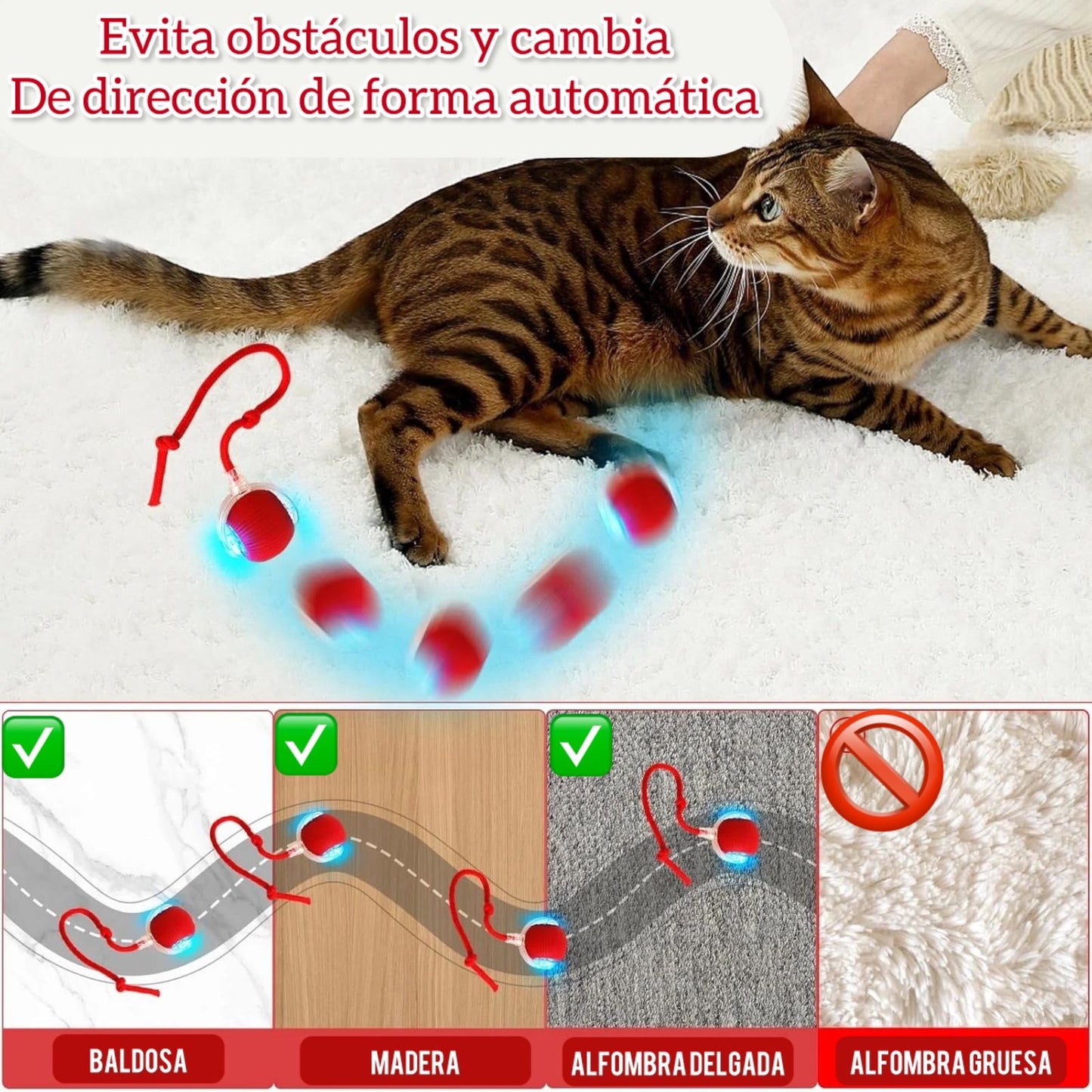 Pelota Inteligente Para Gatos: Salud y Diversión Garantizadas