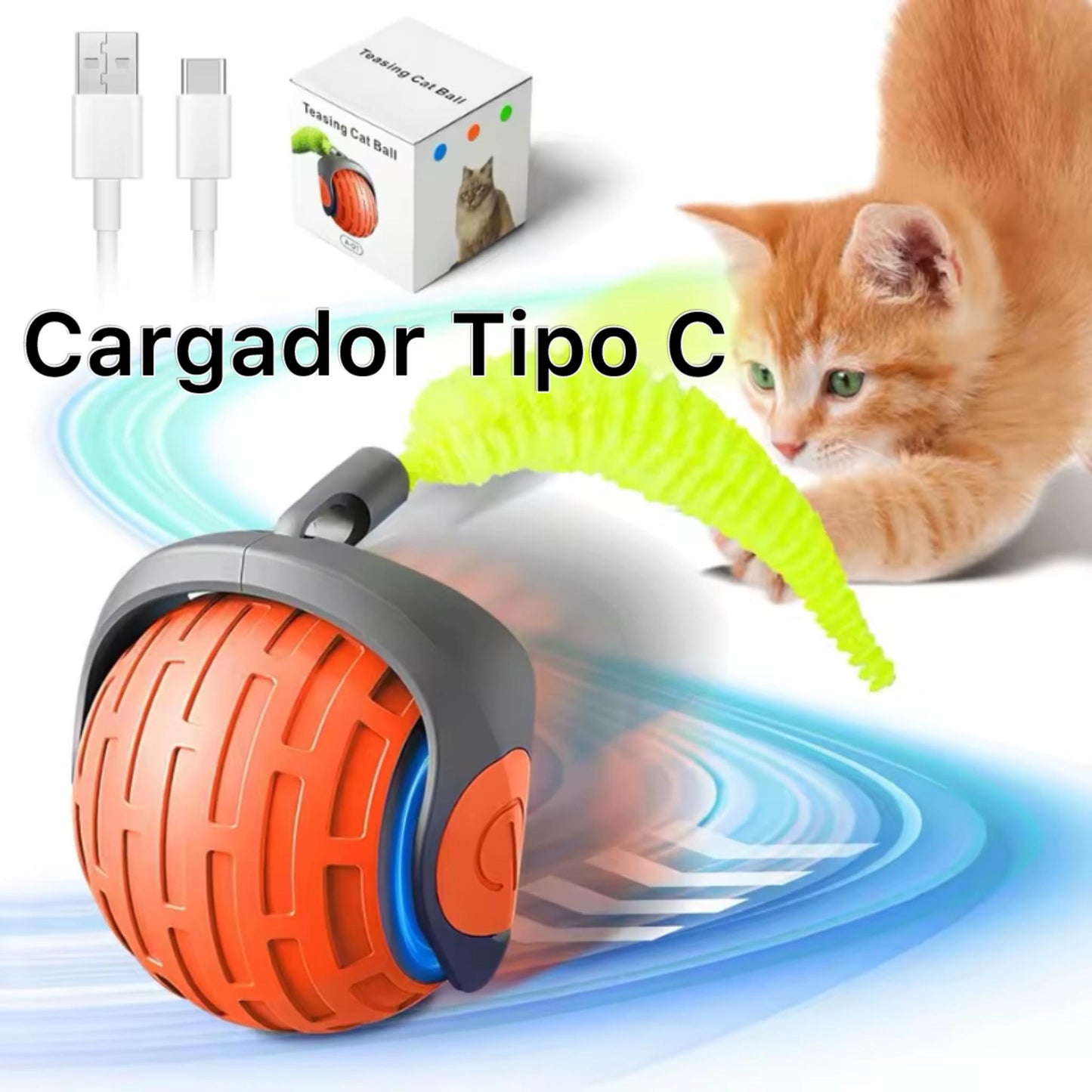 ¡Revoluciona el juego de tu gato con la Pelota Inteligente!