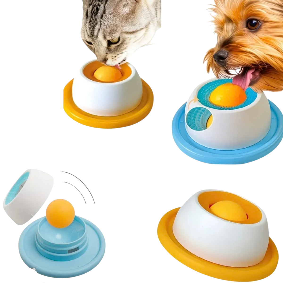 🐾 Plato de Alimentación Lenta Antiestres