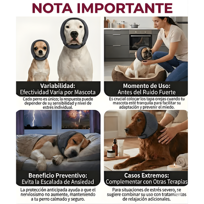 Orejeras Antiruido para Perros