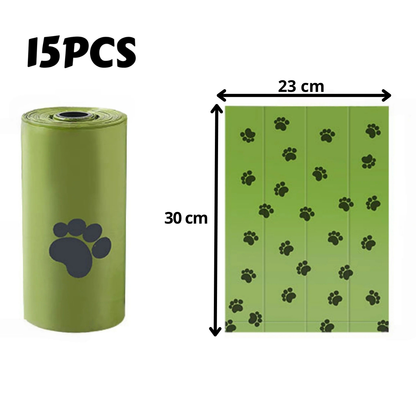 Bolsa Biodegradable Resistente Para Excremento de Mascota x60 Unidades