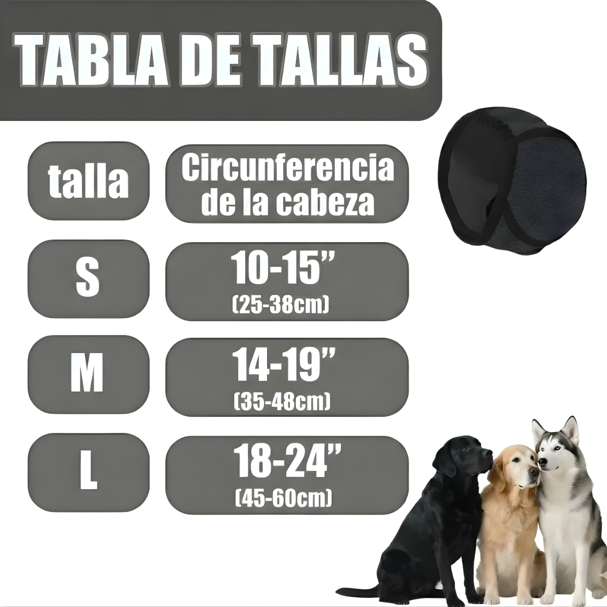 Orejeras Antiruido para Perros