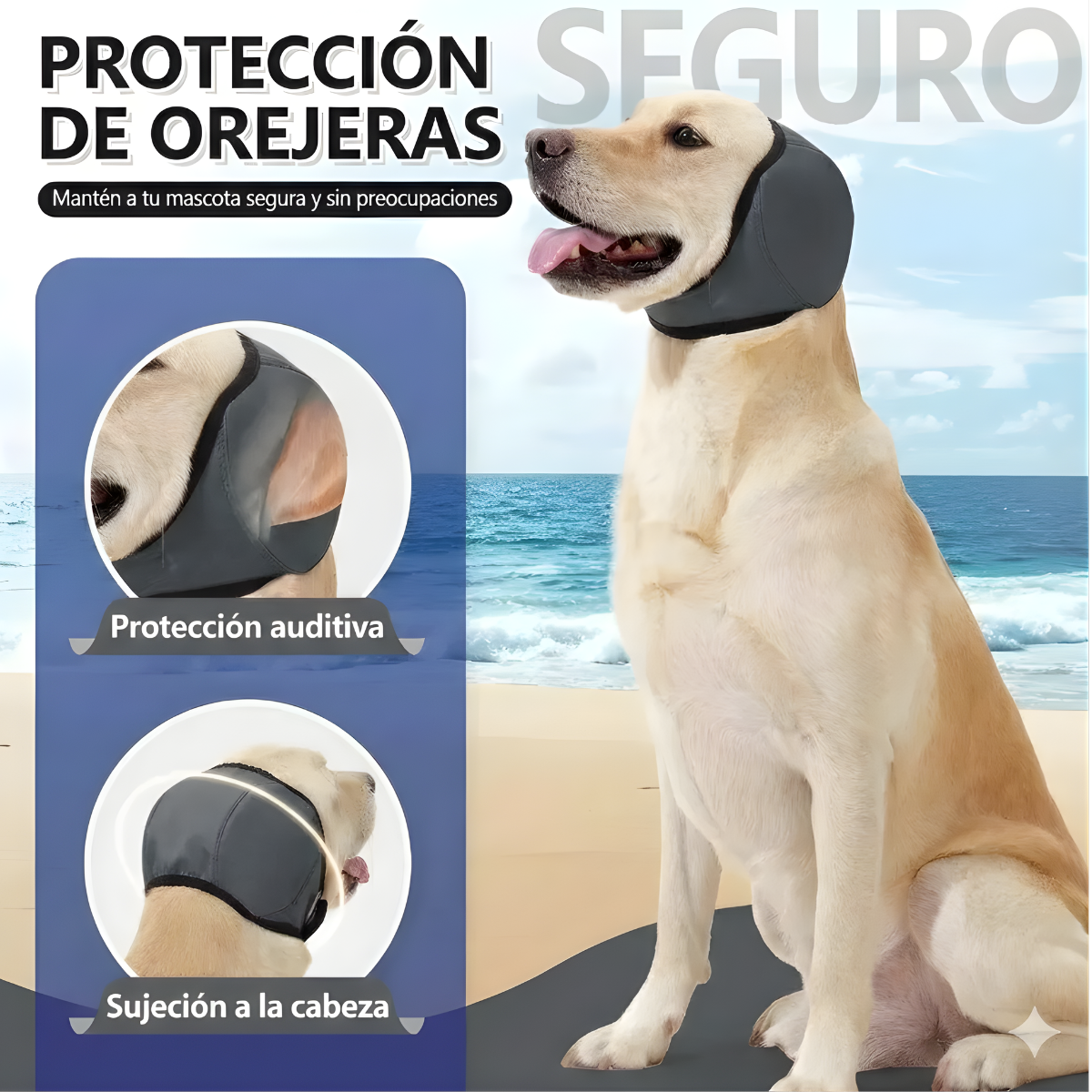 Orejeras Antiruido para Perros