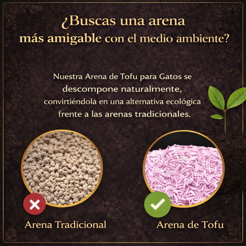 Arena de Tofu para Gatos | Más Limpieza, Menos Olor y Mayor Bienestar