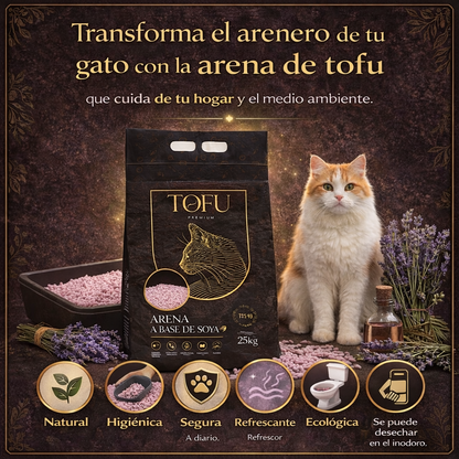 Arena de Tofu para Gatos | Más Limpieza, Menos Olor y Mayor Bienestar