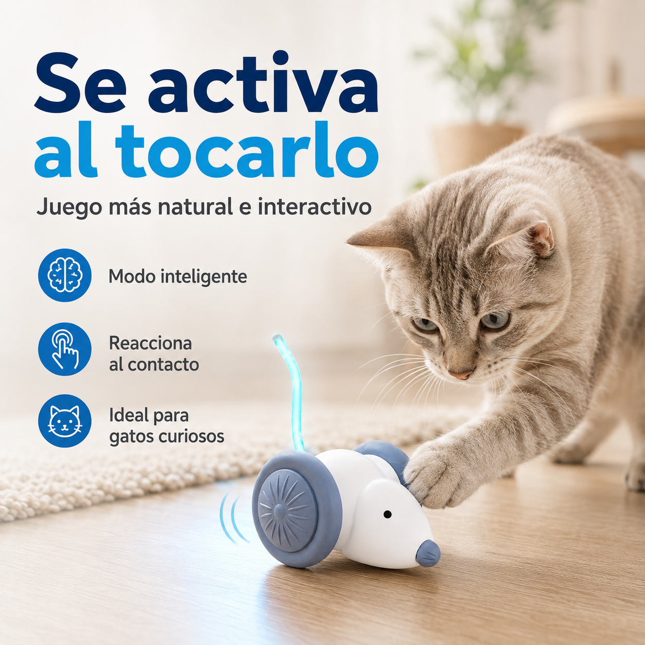 El Ratón Interactivo que Despierta su Instinto de Caza