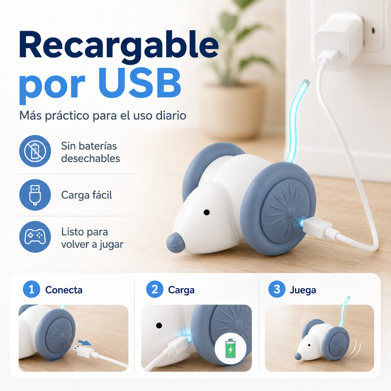 El Ratón Interactivo que Despierta su Instinto de Caza