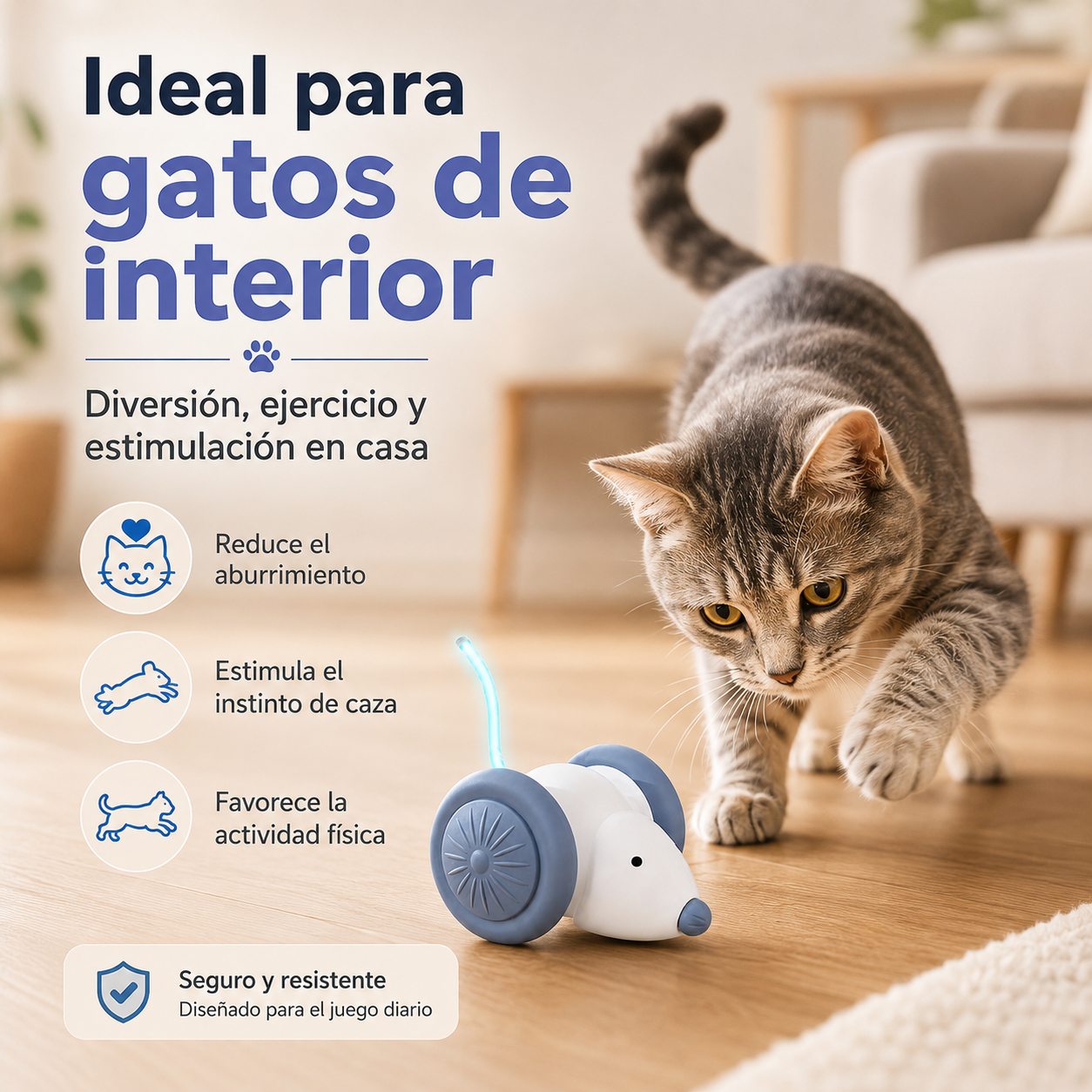 El Ratón Interactivo que Despierta su Instinto de Caza