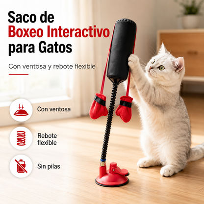 Juguete Saco de Boxeo Gatos