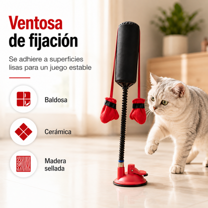 Juguete Saco de Boxeo Gatos
