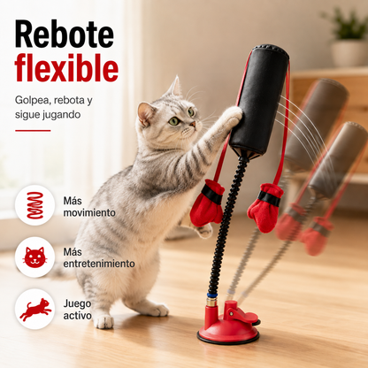 Juguete Saco de Boxeo Gatos