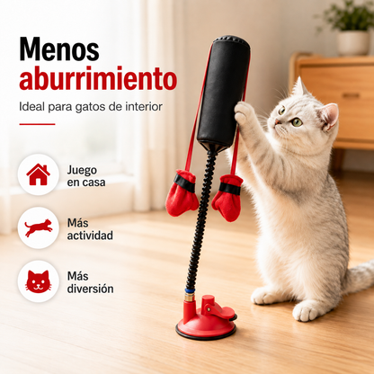 Juguete Saco de Boxeo Gatos