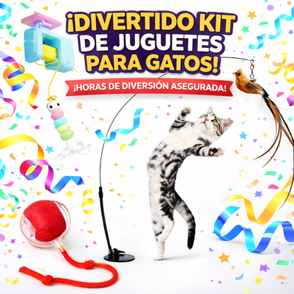 Los Mejores Juguetes Interactivos para tu  Michi Combos Ahorro Máximo