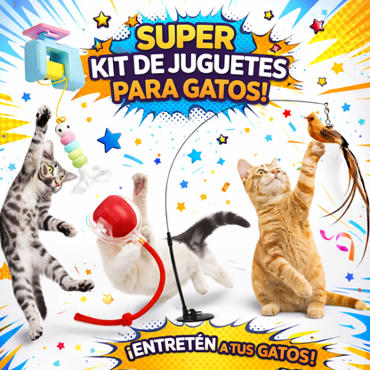Los Mejores Juguetes Interactivos para tu  Michi Combos Ahorro Máximo
