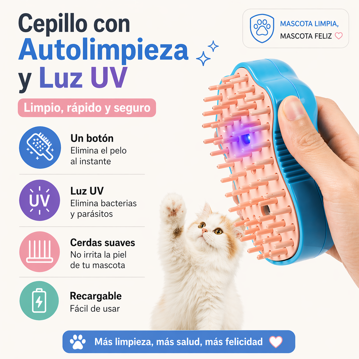 Aseo y Cuidado Para tu Gato Combo Premium